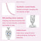 925 Sterling Silver Platinum Plated Cat Safety Chain Pendant