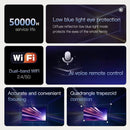 Portable Smart Led Projector - 720P Hd 113 Lumens - White