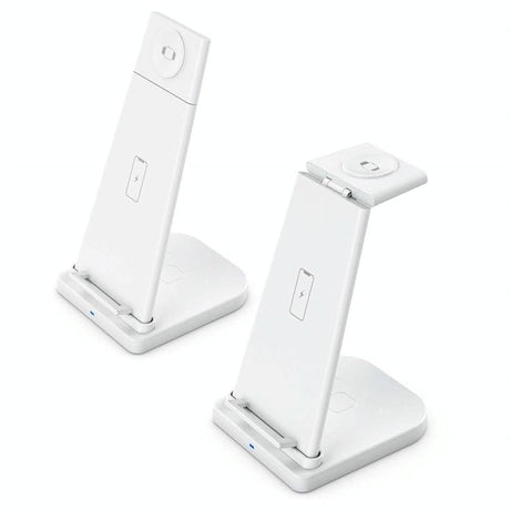 3 In 1 Portable Wireless Charger Detachable - White