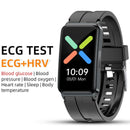 Smart Watch With Heart Rate And Blood Pressure Monitoring - Colour Screen - Black