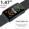 Smart Watch With Heart Rate And Blood Pressure Monitoring - Colour Screen - Black