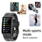 Smart Watch With Heart Rate And Blood Pressure Monitoring - Colour Screen - Black