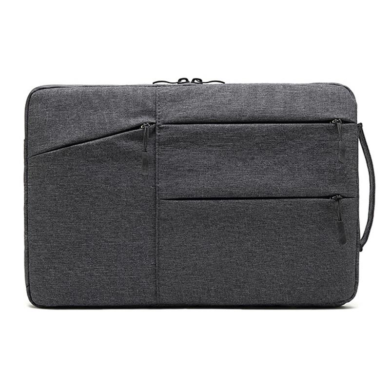 11.6 Inch Business Laptop Liner Bag - Polyester Zipper Closure - Black