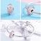 925 Sterling Silver Seasonal Glass Bead Bracelet Charms - Navy Blue