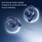 Crystal Air Conduction Bluetooth Earphones - Openbuds Ows - White