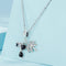 925 Sterling Silver Coconut Tree Camera Pendant Bracelet
