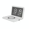 Foldable Desk Calendar Clock With Wireless Charger & Alarm - Black