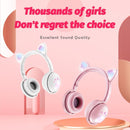 7.1 Surround Sound Cat Ear Gaming Headset With Mic - Black