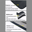 13 Inch Multi-layer Laptop Sleeve - Waterproof & Shock-absorbing Storage Bag - Black - 13 Inch