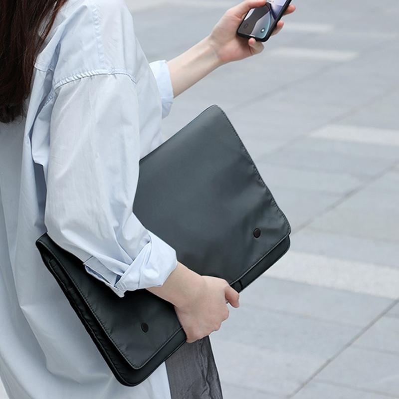 13 Inch Multi-layer Laptop Sleeve - Waterproof & Shock-absorbing Storage Bag - Black - 13 Inch