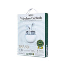 True Wireless Stereo Bluetooth 5.0 Earphones - White