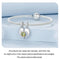 925 Sterling Silver Detachable Sun Moon Heart Pendant