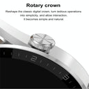 Smart Silicone Watch With Colour Screen - Black