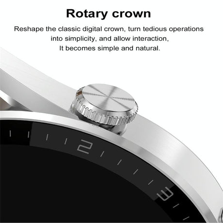 Smart Silicone Watch With Colour Screen - Black