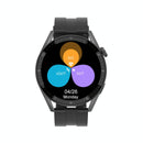 Smart Silicone Watch With Colour Screen - Black