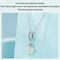 925 Sterling Silver Luminous Star Wishing Bottle Pendant