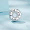 925 Sterling Silver Wave Shell Silicone Bracelet Beads