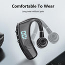 V9s Wireless Earphones with Noise Cancellation and Led Display - Black Single Ear