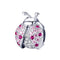 925 Sterling Silver Zircon Ladybug Bracelet / Necklace Set - Silver