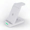 18W 3 In 1 Vertical Charging Stand For Samsung Watch And Galaxy Buds - White