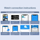 1.85 Inch Ip67 Waterproof Sports Health Monitoring Bluetooth Call Smart Watch - Black