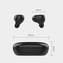 Waterproof Tws Bluetooth Earphones - Hd Stereo Sound - Black
