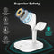 15W 5 In 1 Magnetic Wireless Charger With Stand - Black