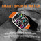 2.01 Inch Waterproof Smart Watch With Bluetooth Call & Health Tracking - Orange