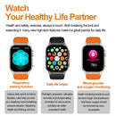 2.01 Inch Waterproof Smart Watch With Bluetooth Call & Health Tracking - Orange