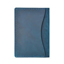 Minimalist Cowhide Card Holder Compact Wallet For Bank & Membership Cards - Brown