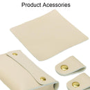 3-in-1 Waterproof Leather Laptop Liner Bag - 13 Inches - Light Grey