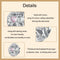 925 Sterling Silver Platinum Plated Sweet Bow Diy Beads