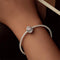 925 Sterling Silver Platinum Plated Sweet Bow Diy Beads