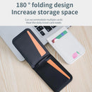 3 In 1 Magnetic Wireless Charger With Card Holder And Phone Bracket - Black