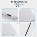 3 In 1 Magnetic Wireless Charger With Card Holder And Phone Bracket - Black