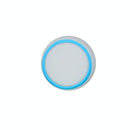 10-piece Luminous Gamepad Button Caps for Ps5 / Ps4 / Ps3 / Xbox one / 360 / Pro / Series x / s - Transparent Blue Circle