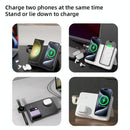 15W Magnetic Wireless Charger With Night Light - Black
