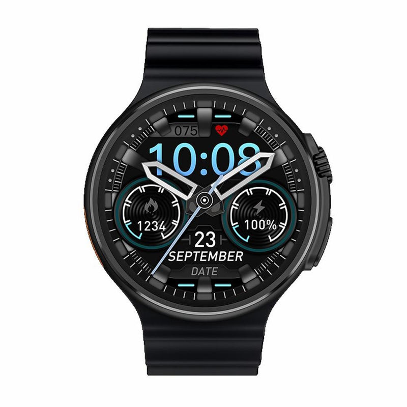 1.6 Inch Tft Round Screen Smart Watch Supports Voice Calls / Blood Oxygen Monitoring - Orange
