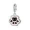 925 Sterling Silver Platinum Plated Luminous Cat Claw Pendant