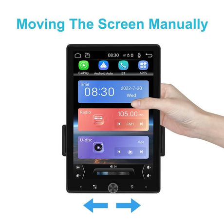 10.4 Inch Vertical Screen Android Navigation With Wireless Carplay & Backup Camera