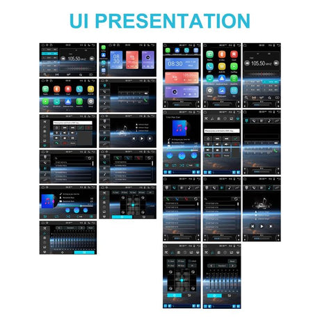 10.4 Inch Vertical Screen Android Navigation With Wireless Carplay & Backup Camera