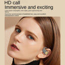 Wireless Bone Conduction Bluetooth Earphones for Sports - Black