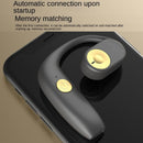 Wireless Bone Conduction Bluetooth Earphones for Sports - Black