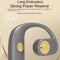 Wireless Bone Conduction Bluetooth Earphones for Sports - Black
