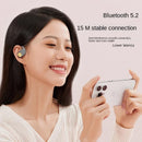 Wireless Bone Conduction Bluetooth Earphones for Sports - Black