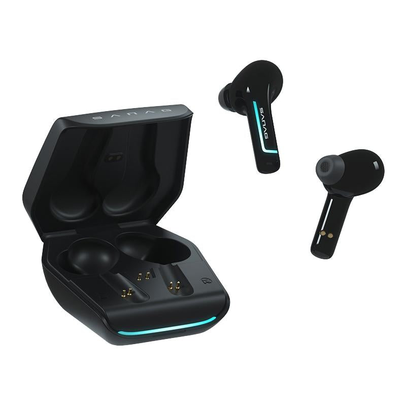 Wireless Bluetooth Game Earphones with Noise Reduction - H2s Pro - Black