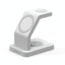 3 In 1 Magnetic Wireless Charger For Iphone Iwatch Airpods - White