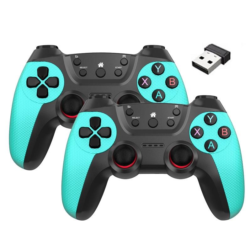 2.4g Wireless Controller for Pc Linux Android Tvbox - Supports Dual Connection - Mint Green