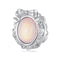 925 Sterling Silver Platinum Plated Starlight Bow Beads