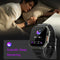 Ip68 Waterproof Bluetooth Smart Watch Health Monitor - Black